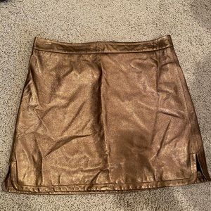 Rebecca Minkoff leather skirt sz 6